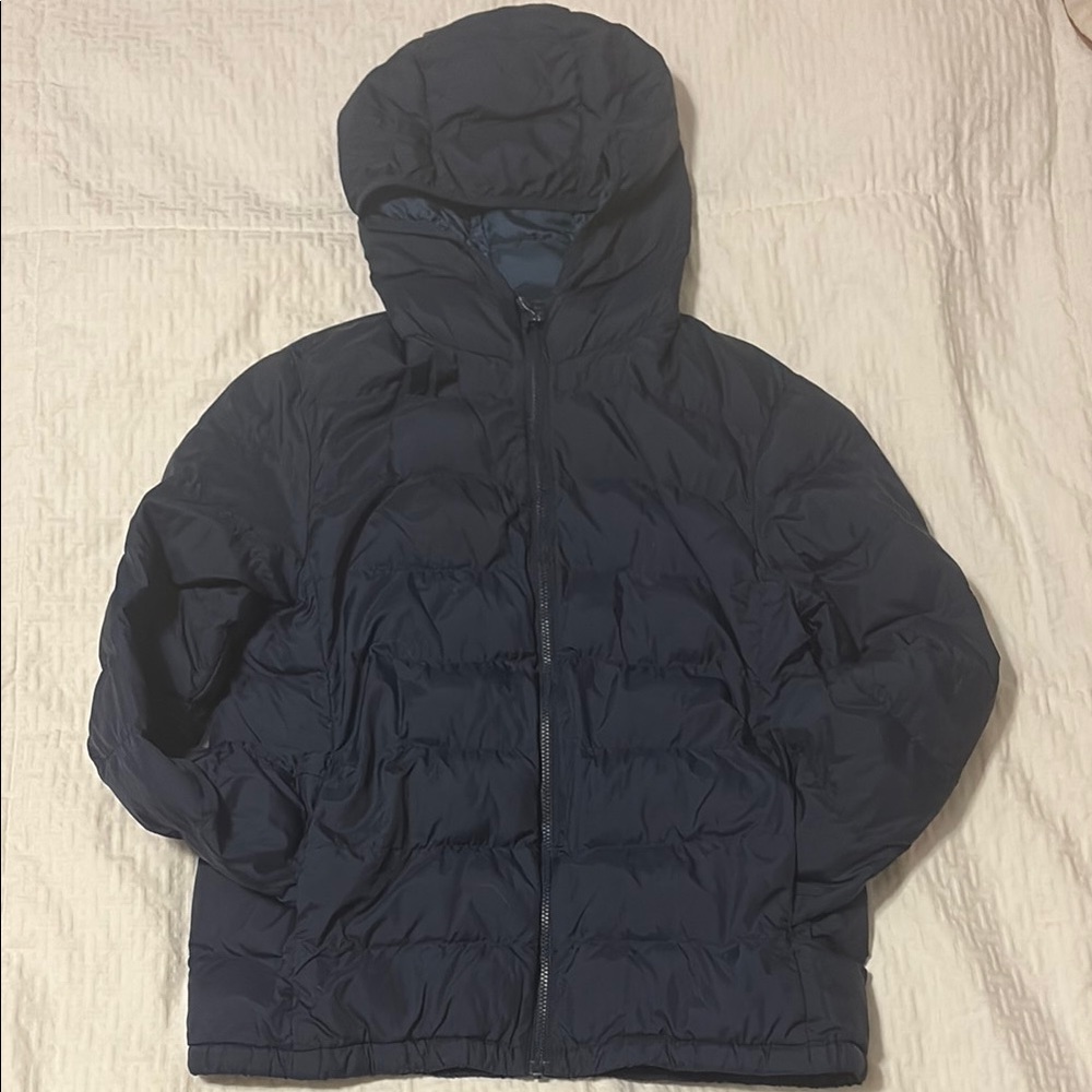 UNIQLO Boy’s Navy Blue Puffer Jacket Size 11 - 12